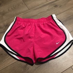 pink nike shorts